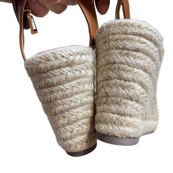 JustFab Tan and Cream Wedges - Picture 3 of 5